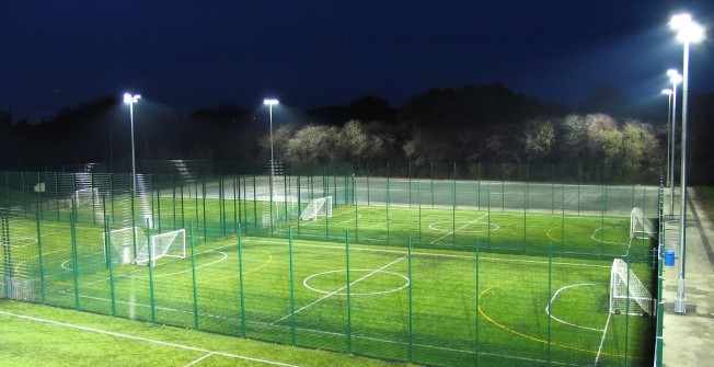 Artificial Football Pitch Dimensions in Ashley