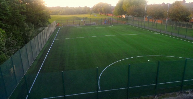 Football Pitch Design in Lane End