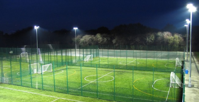 Artificial Football Pitch Dimensions in Broom