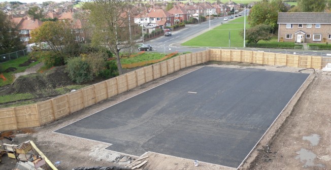 Football Surfacing Construction in Lane End