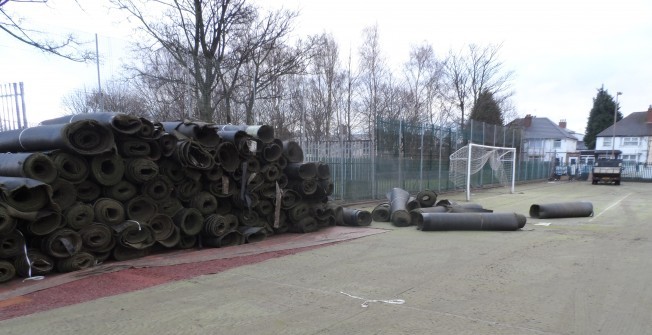 Artificial Pitch Resurfacing in Lane End