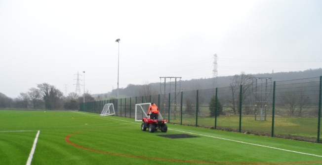 Synthetic Football Pitch Maintenance in Charlestown